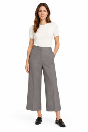 Grey Wide Leg Culottes