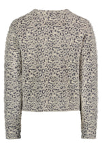 Load image into Gallery viewer, Grey Animal Print Knitted Jacket
