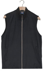 Load image into Gallery viewer, Navy Padded Flannel Gilet
