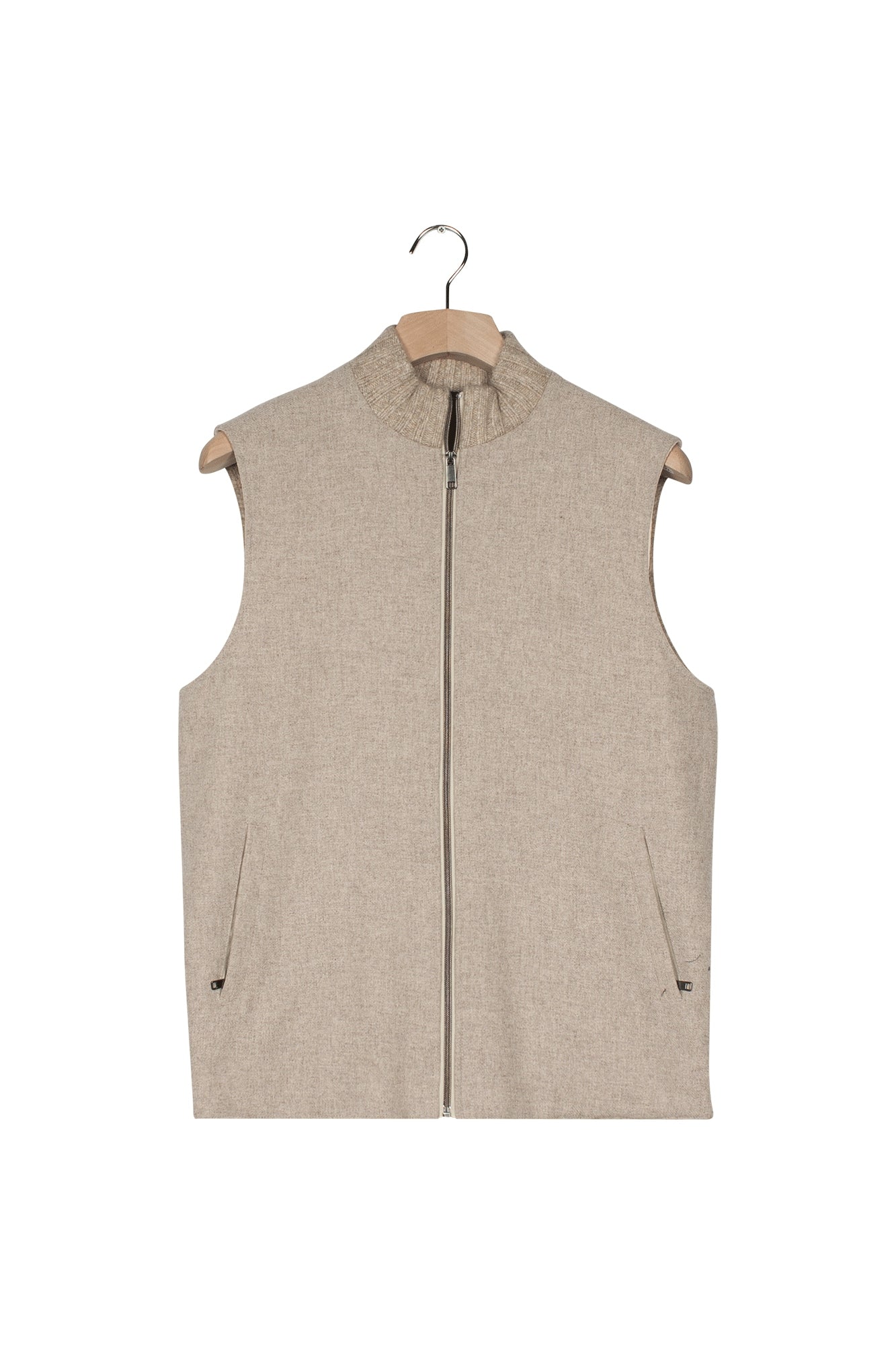 Sand Padded Flannel Gilet