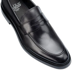 Load image into Gallery viewer, Black Banff Penny Loafers
