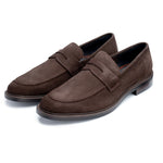 Load image into Gallery viewer, Brown Banff Penny Loafers
