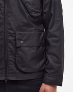 Load image into Gallery viewer, Barbour International Sefton Wax Jacket Black
