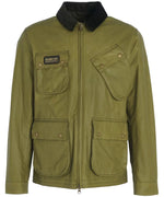 Load image into Gallery viewer, Barbour International Sefton Wax Jacket Olive
