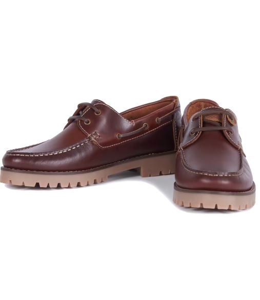 Barbour Stern Leather Shoes Brown