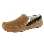 Load image into Gallery viewer, Barbour Monty Suede Slippers Camel
