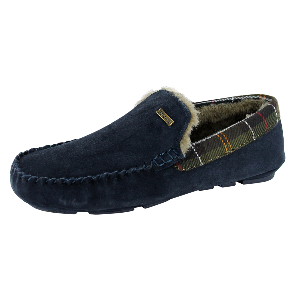 Barbour monty slippers sales navy