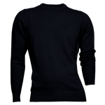 Load image into Gallery viewer, Barbour Pima Cotton Crew Neck Jumper Navy
