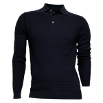 Load image into Gallery viewer, Barbour Navy Thornbury Knitted Polo
