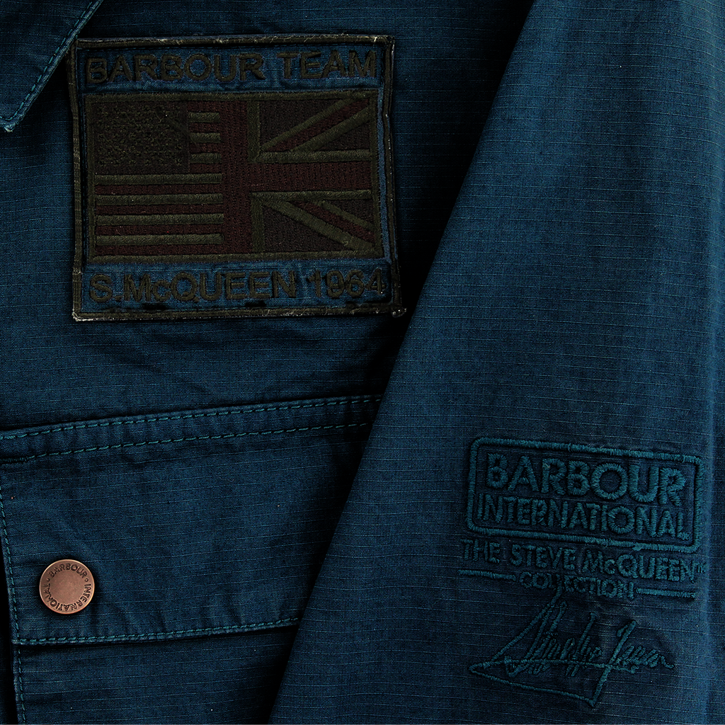 Barbour International Steve McQueen Workers Casual Blue