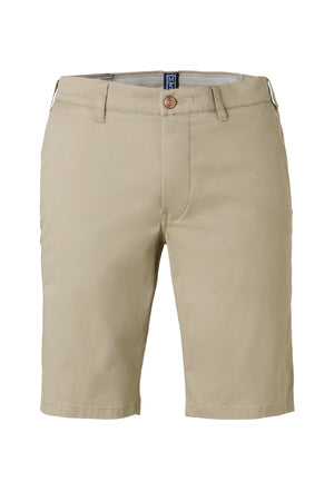 Beige Move Stretch Twill Shorts