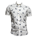 Load image into Gallery viewer, Ben Sherman Floral Print Short Sleeve Shirt White
