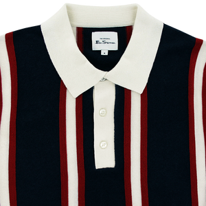Ben Sherman Mod Knitted Rugby Navy