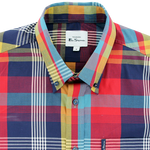 Load image into Gallery viewer, Ben Sherman Large Madras Check Short Sleeve Shirt Scarlet
