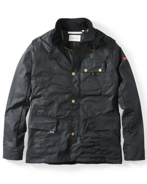 Black Bexley Waxed Jacket