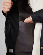 Load image into Gallery viewer, Black Bexley Waxed Jacket
