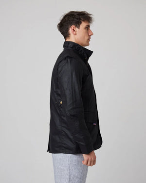 Black Bexley Waxed Jacket