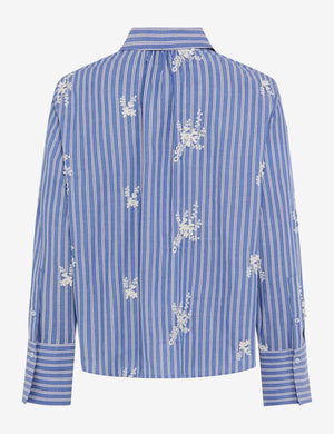 Navy Striped Viki Blouse
