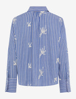 Load image into Gallery viewer, Navy Striped Viki Blouse
