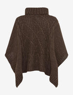 Load image into Gallery viewer, Brown Knitted Cape
