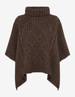 Load image into Gallery viewer, Brown Knitted Cape
