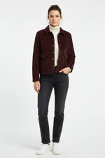 Load image into Gallery viewer, Plum Corduroy Vega Jacket
