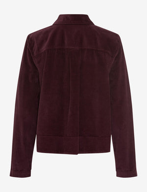 Plum Corduroy Vega Jacket