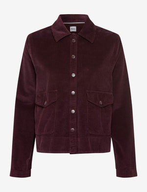 Plum Corduroy Vega Jacket