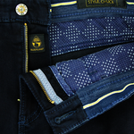 Load image into Gallery viewer, Brax Navy Five Pocket Premium Dinner Denim Short Leg
