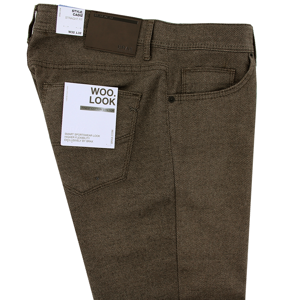 Brax Nut Five Pocket Cadiz Trousers Long Leg