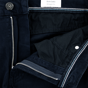 Navy Five Pocket Chinos
