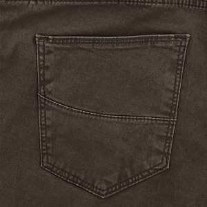 Chocolate Five Pocket Chinos