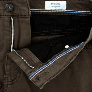 Chocolate Five Pocket Chinos