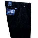 Load image into Gallery viewer, Bruhl Parma Stretch Cotton Corduroy Navy Trouser Long Leg
