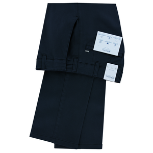 Navy Elasticated Waist Leeds Chinos