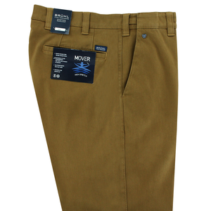 Bruhl Leeds Giza Cotton Sand Trouser Short Leg