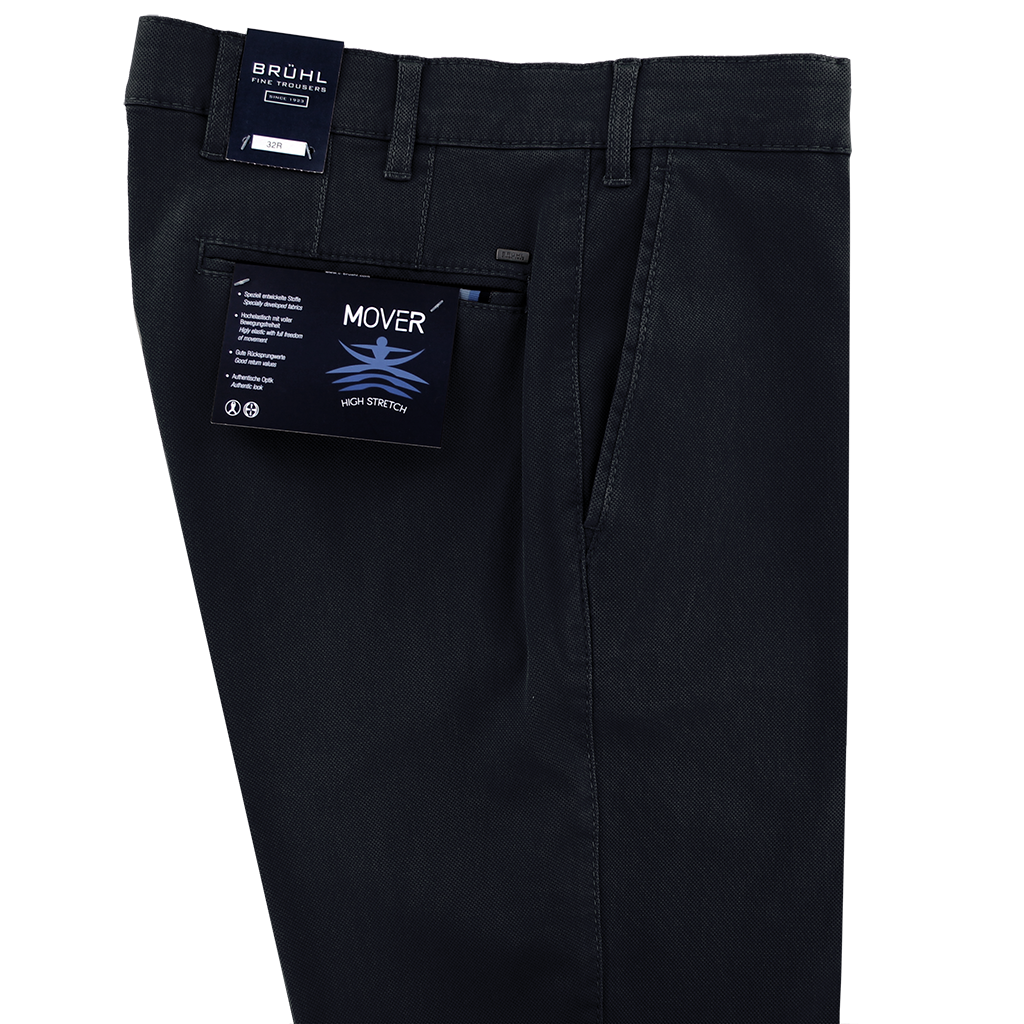 Navy Stretch Trouser Short Leg