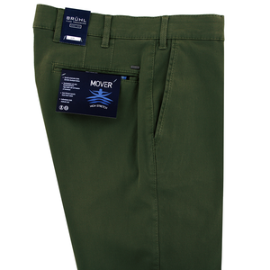 Olive Stretch Trouser Regular Leg