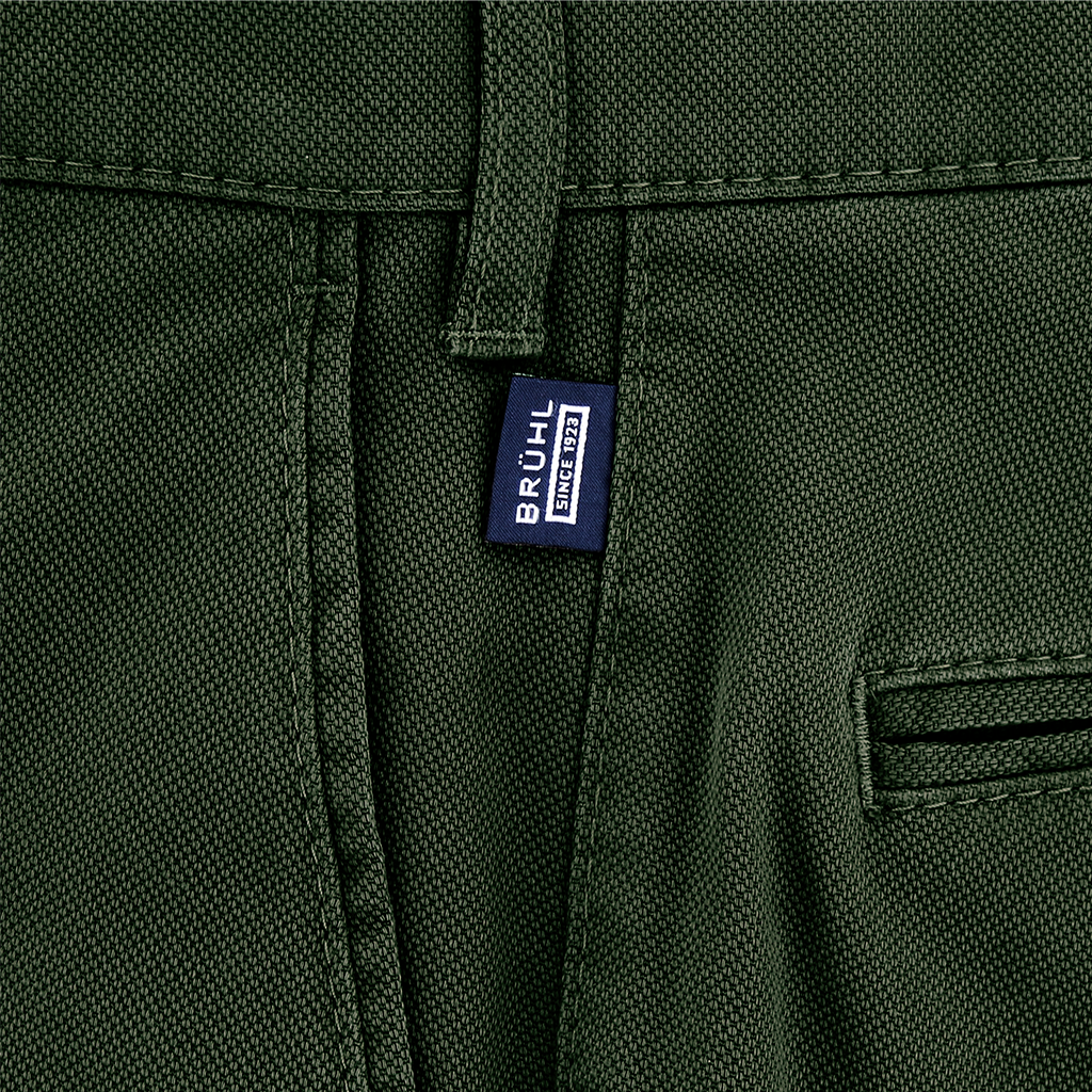 Olive Stretch Trouser Short Leg