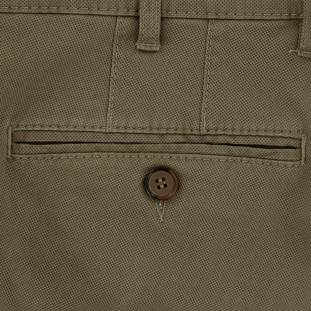 Taupe Stretch Trouser Regular Leg