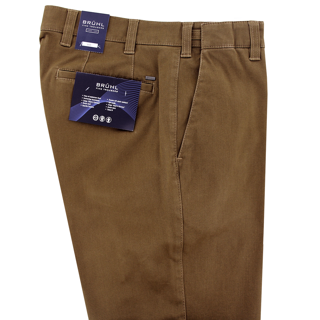 Tan Traveller Trousers Regular Leg