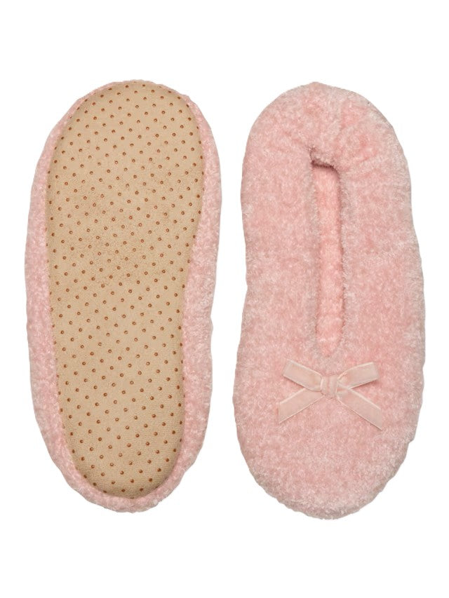 Pink Cosy Chenille Slippers