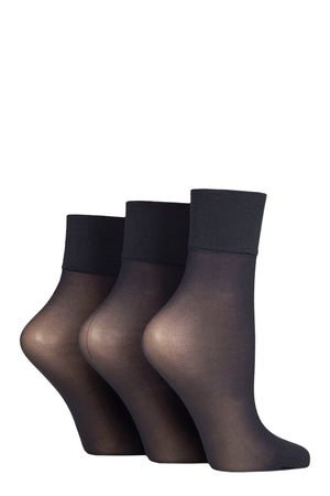 Navy 15 Denier Ankle Tights