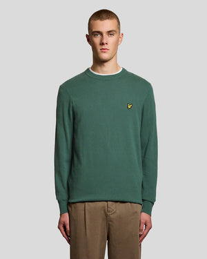 Green Crew Neck Jumper