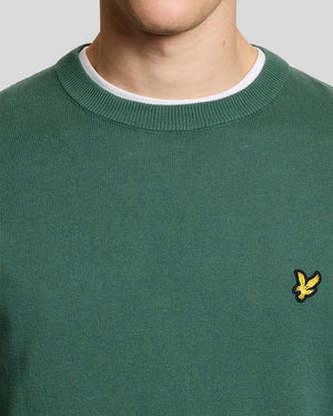 Green Crew Neck Jumper