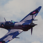 Load image into Gallery viewer, Claudio Lugli Spitfires and Hurricanes Shirt Sky
