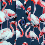 Load image into Gallery viewer, Claudio Lugli Flamboyance of Flamingos Shirt Navy
