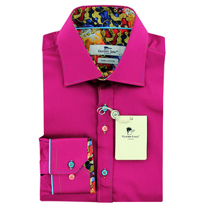 Claudio Lugli Multicolour Stitching Shirt Pink