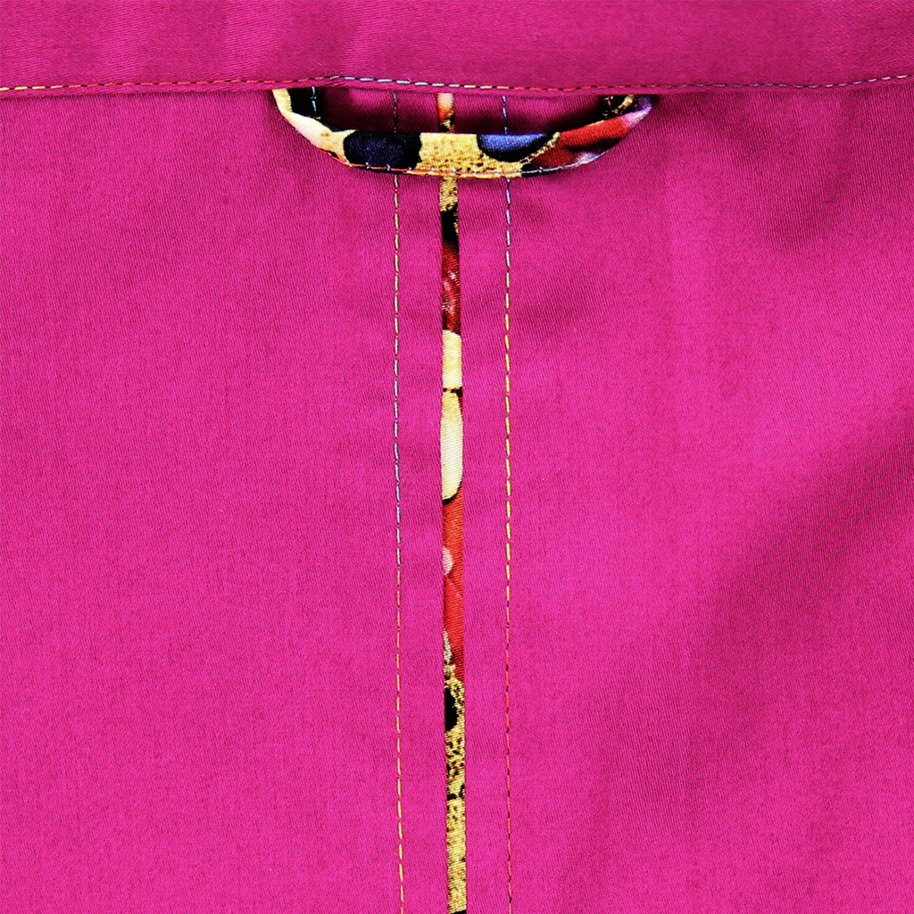 Claudio Lugli Multicolour Stitching Shirt Pink