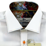 Load image into Gallery viewer, Claudio Lugli Multicolour Stitching Shirt White
